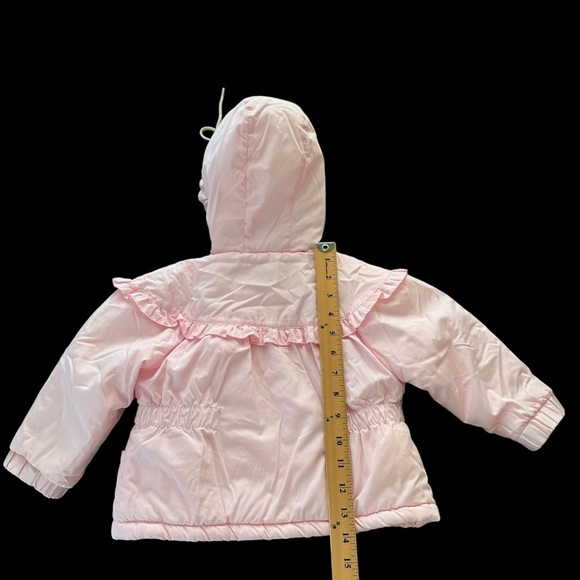 Vintage Baby Girl 12 months Quiltex Beatrix Potter Pink Jacket Coat Peter Rabbit - Picture 2 of 9